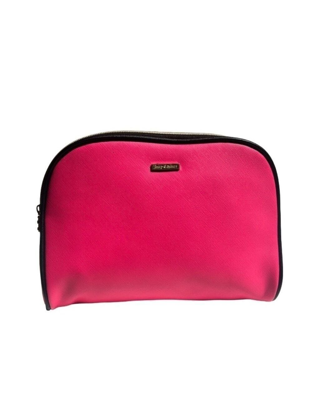 Juicy Couture Hot Pink Cosmetic Make-up Bag EUC